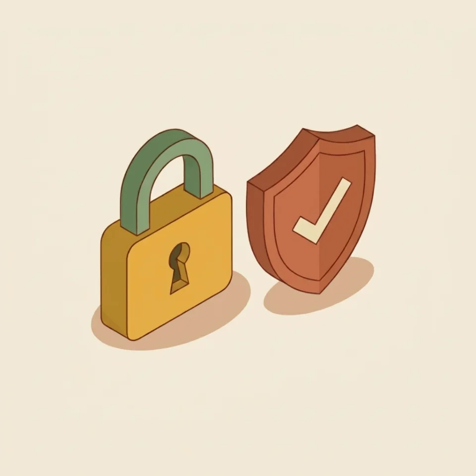 Illustration representing privacy and data custody